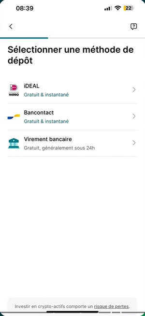 Choix de la méthode de dépôt sur Finst