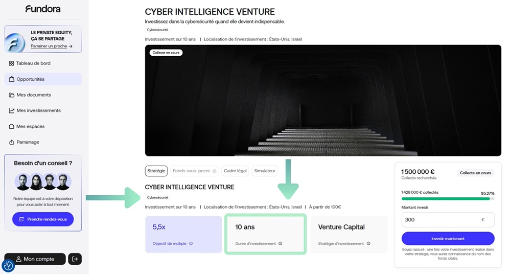 Seconde collecte Fundora Cyber Intelligence Venture en cybersécurité