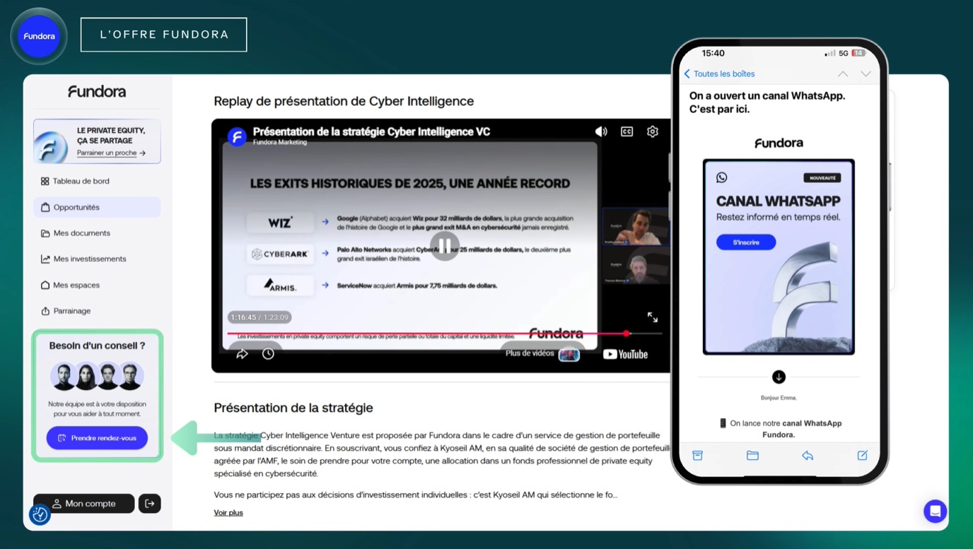 Webinaire en LIVE Bradley Lafond avec Discord et WhatsApp Fundora