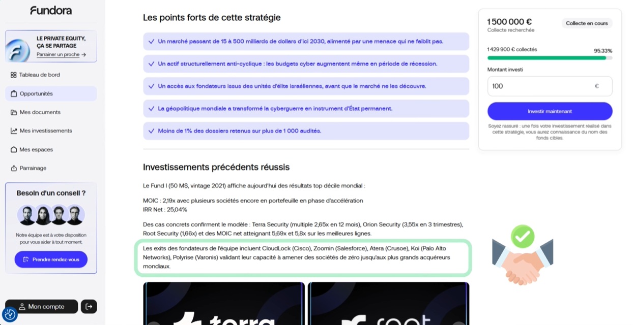 Track record Lama Partners et historique de performance Private Equity